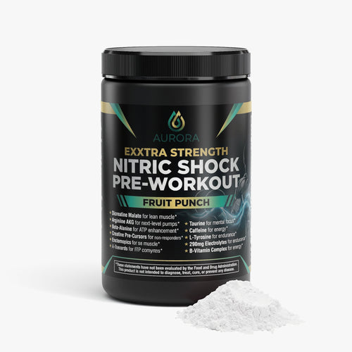 Exxtra Strength Nitric Shock Pre-Workout (Fruit Punch)