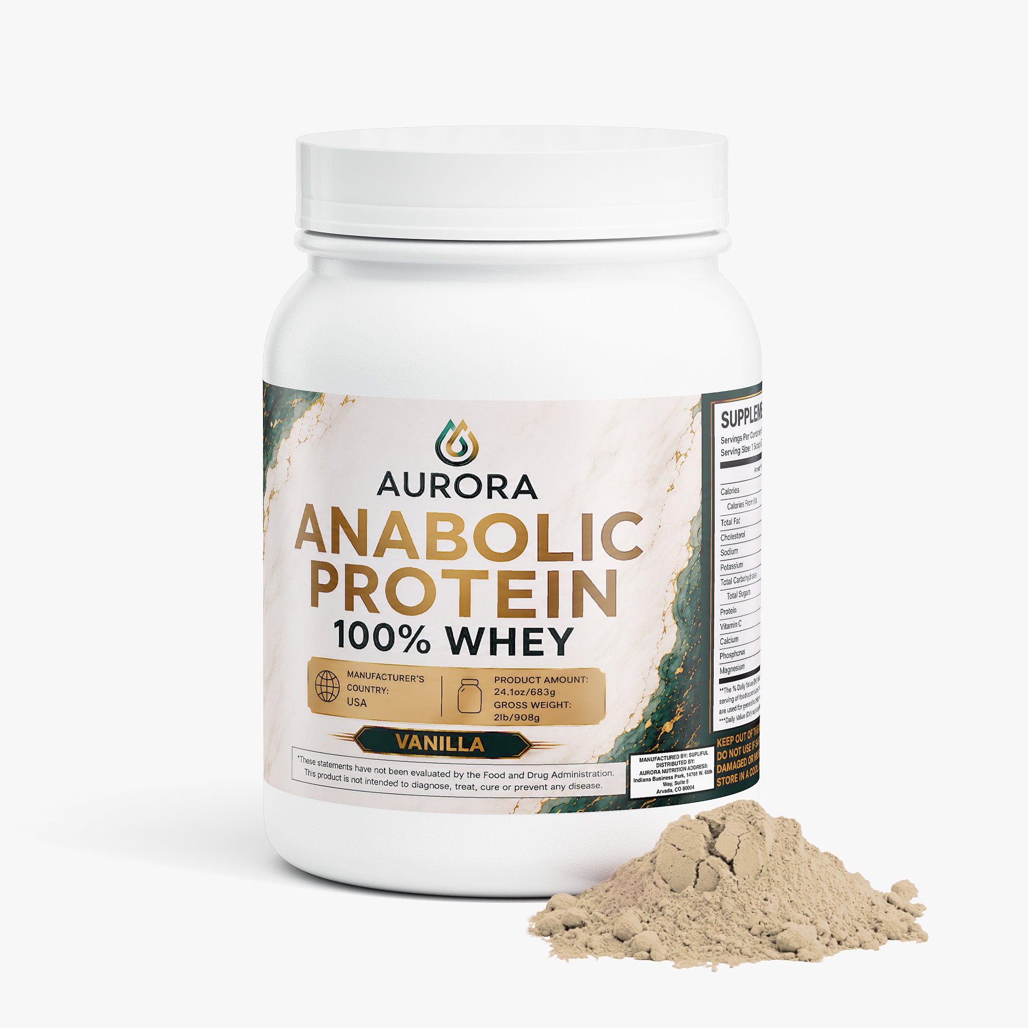Anabolic Protein 100% Whey Isolate (Vanilla)