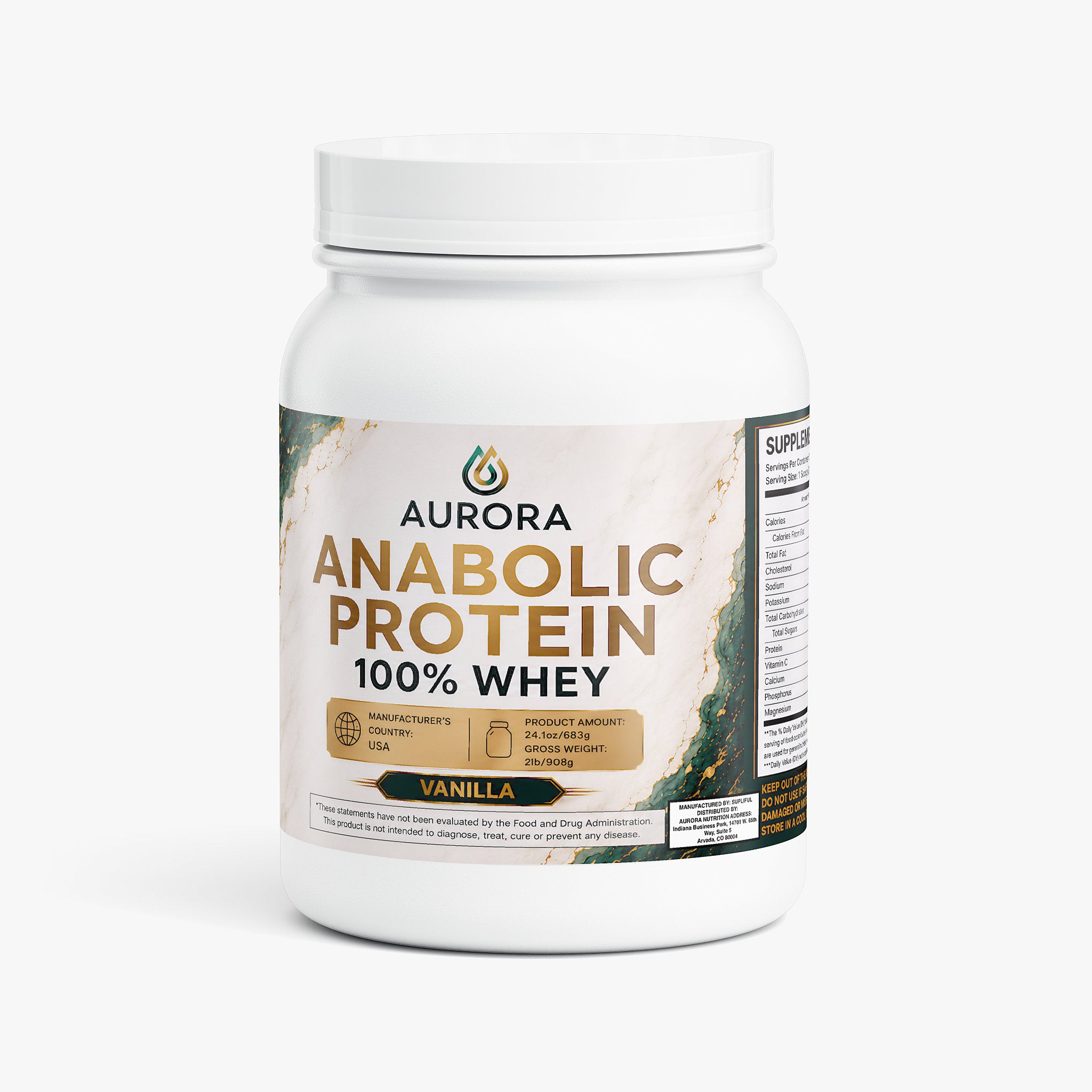 Anabolic Protein 100% Whey Isolate (Vanilla)