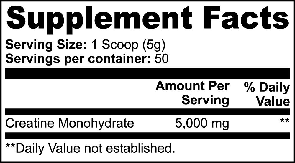 Nootropic Creatine Monohydrate